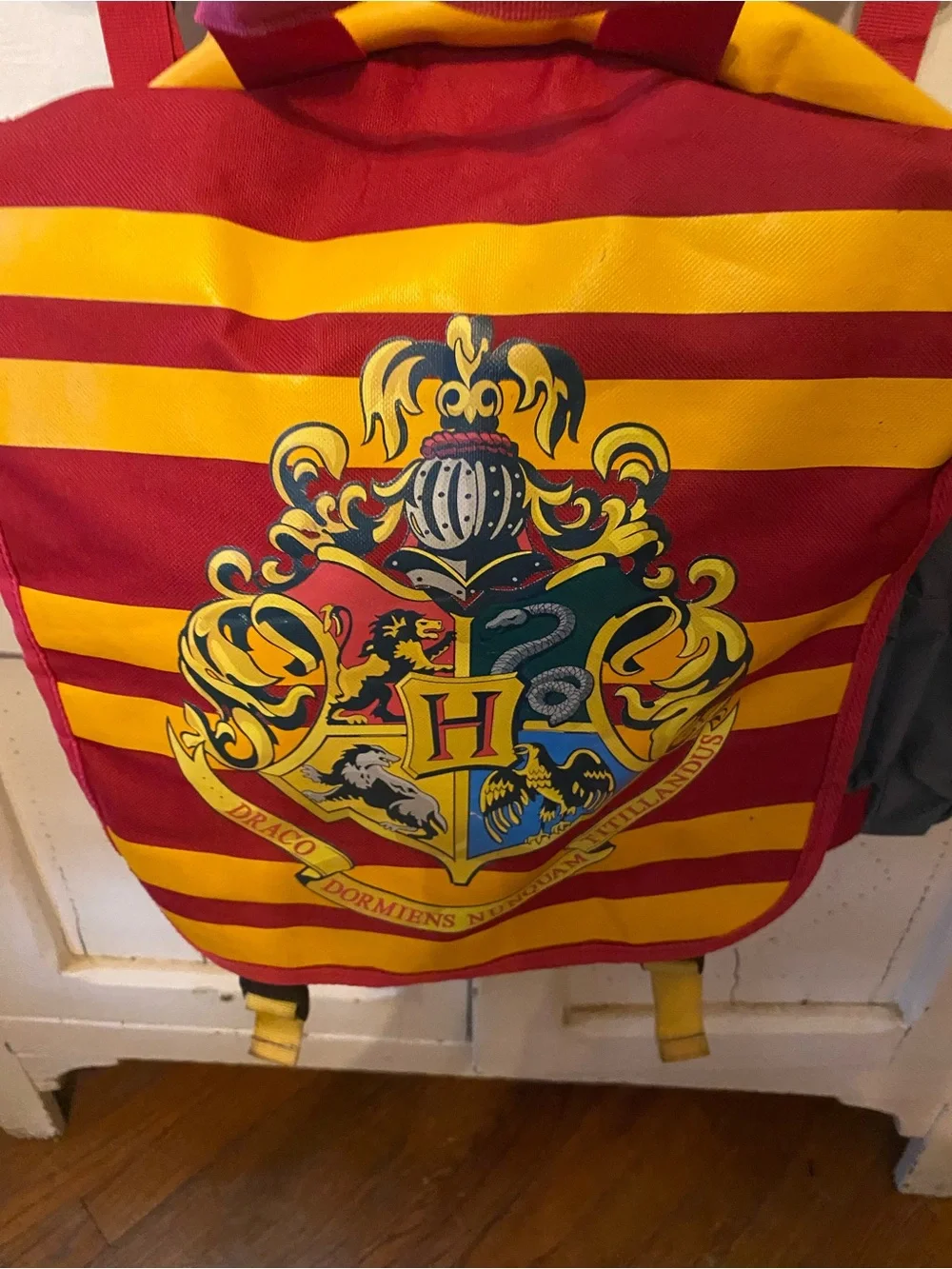 Warner Bros. Kids Backpack - Red & Yellow Hogwarts Crest